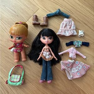 Vintage Bratz Babyz doll and vintage Bratz Kidz doll